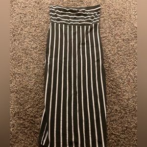 Green stripped mini dress